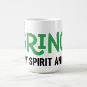 Grinch ist mein Spirit Animal Zitat Kaffeetasse (Mittel)