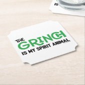 Grinch ist mein Spirit Animal Zitat Untersetzer (angewinkelt)