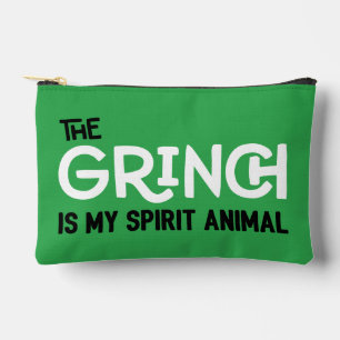 Grinch ist mein Spirit Animal Zitat Zubehörtasche