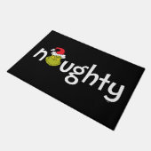 Grinch ist naughty fußmatte (Schrägansicht)