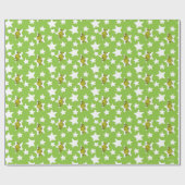 Grinch-Luaga-Sternen-Muster Geschenkpapier (Flach)