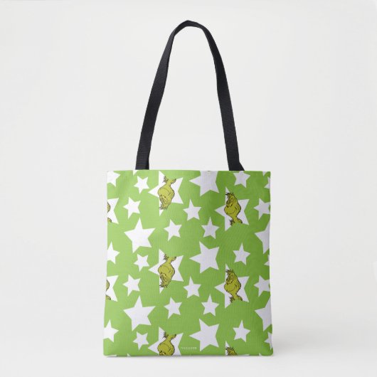 Grinch-Luaga-Sternen-Muster Tasche (Vorderseite)