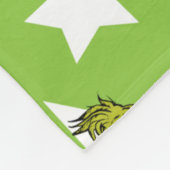 Grinch-Luaga-Sternenmuster Fleecedecke (Ecke)