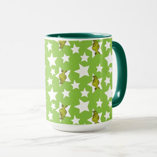 Grinch-Luaga-Sternenmuster Tasse (VorderseiteRechts)