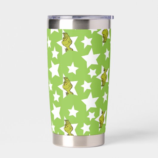 Grinch-Luaga-Sternenmuster Thermobecher (Links)