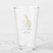 Grinch | Lustig Brauche Kaffee Glas (Rückseite)