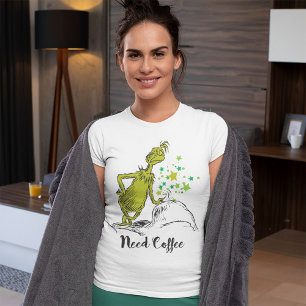 Grinch   Lustig Brauche Kaffee Tri-Blend Shirt