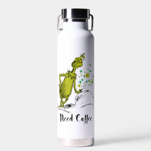 Grinch   Lustig Brauche Kaffee Trinkflasche