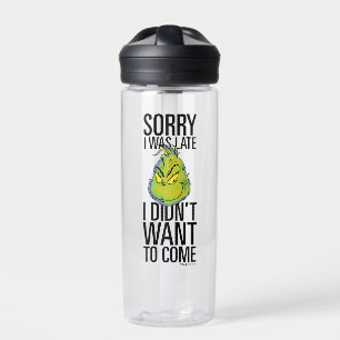 Grinch Lustig Es tut mir leid, dass ich zu spät Trinkflasche