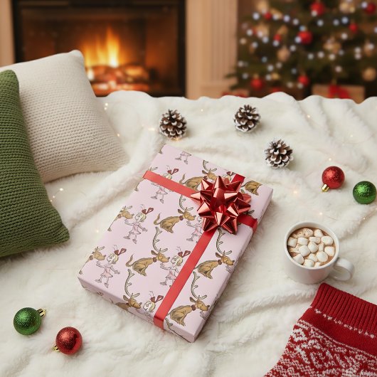 Grinch | Max & Cindy Lou Who Geschenkpapier