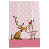 Grinch | Max & Cindy Lou Who Mittlere Geschenktüte (Rückseite)