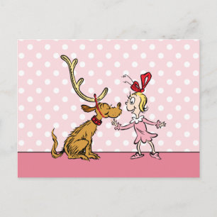 Grinch Max & Cindy Lou Who Postkarte