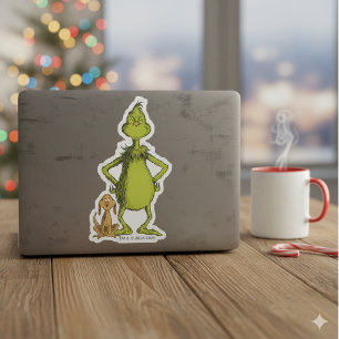 Grinch   Max & Grinch Haltung Aufkleber