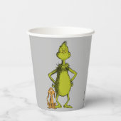 Grinch | Max & Grinch Haltung Pappbecher (Rückseite)