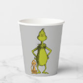 Grinch | Max & Grinch Haltung Pappbecher (Vorderseite)