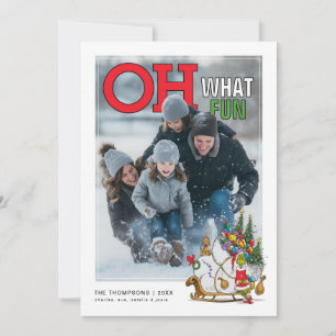 Grinch & Max personalisierte Foto-Feiertagskarte Feiertagskarte