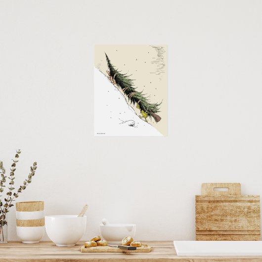 Grinch & Max Return the Christmas Tree Poster (Küche)