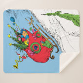 Grinch & Max Runaway Sleigh Sherpadecke (Vorderseite (Horizontal))