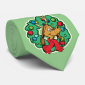 Grinch | Max Weihnachtskranz Krawatte (Gerollt)