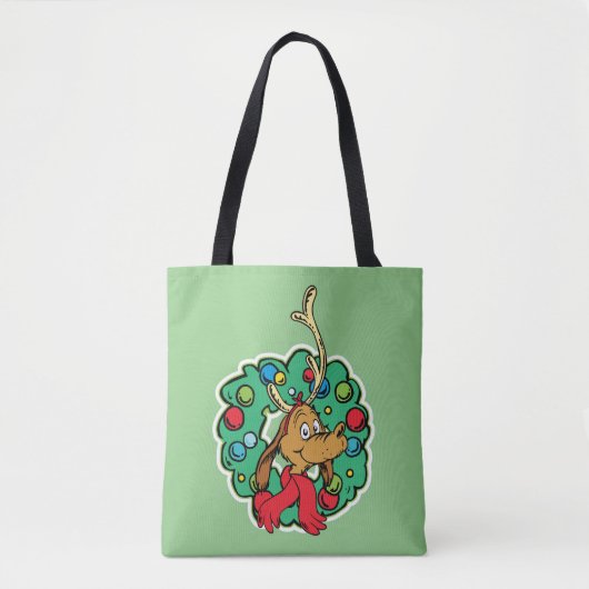 Grinch | Max Weihnachtskranz Tasche (Vorderseite)