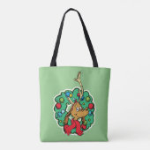 Grinch | Max Weihnachtskranz Tasche (Rückseite)