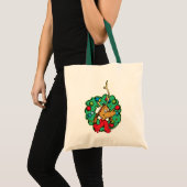 Grinch | Max Weihnachtskranz Tragetasche (Vorderseite (Produkt))