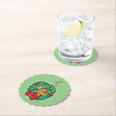 Grinch | Max Weihnachtskranz Untersetzer (Vor Ort)