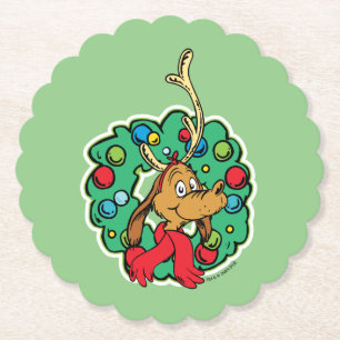 Grinch Max Weihnachtskranz Untersetzer