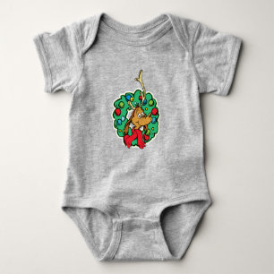 Grinch Maximaler Weihnachtskranz Baby Strampler