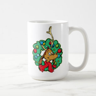 Grinch Maximaler Weihnachtskranz Kaffeetasse