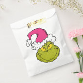 Grinch mit rosa Santa-Hut Geschenktütchen (Versiegelt)