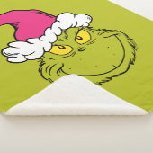 Grinch mit rosa Santa-Hut Sherpadecke (3/4)