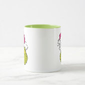 Grinch mit rosa Santa-Hut Tasse (Zentrum)