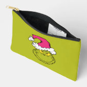 Grinch mit rosa Santa-Hut Zubehörtasche (Offen)