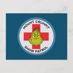 Grinch Mt. Crumpit Schneepatrouille Postkarte