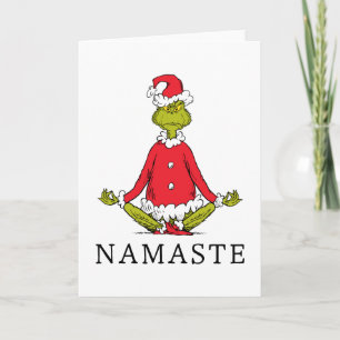 Grinch   Namaste Weihnachtsmann Karte