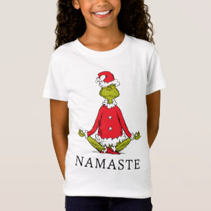Grinch Namaste Weihnachtsmann T-Shirt