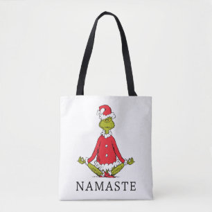 Grinch Namaste Weihnachtsmann Tasche