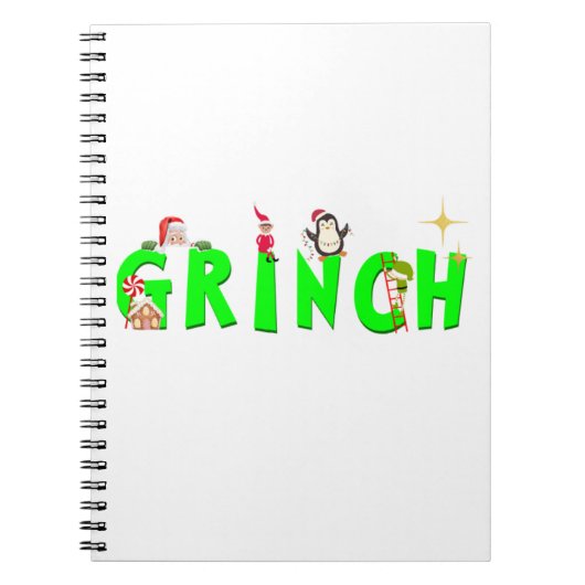 Grinch Notebook Notizblock (Vorderseite)