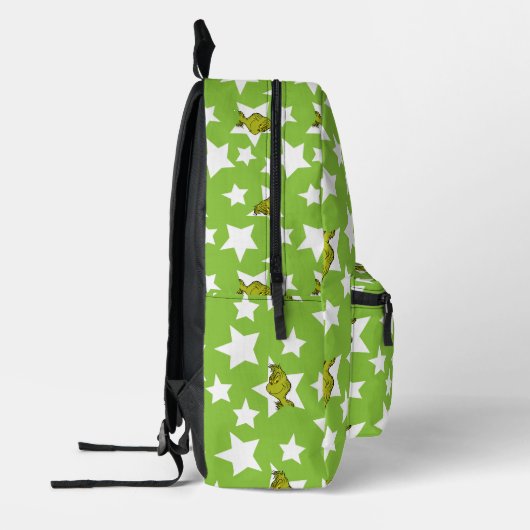 Grinch Peeking Star Pattern Bedruckter Rucksack (Links)