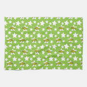 Grinch Peeking Star Pattern Geschirrtuch (Horizontal)