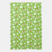 Grinch Peeking Star Pattern Geschirrtuch (Vertikal)
