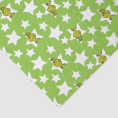 Grinch Peeking Star Pattern Seidenpapier (Ausschnitt)