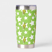 Grinch Peeking Star Pattern Thermobecher (Vorderseite)