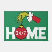Grinch | Personalisiert 24/7 Fußmatte (Vorderseite)