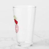 Grinch | Personalisierter Name Glas (Links)