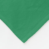 Grinch | Personalisierter Weihnachtsschmuck Fleecedecke (Ecke)