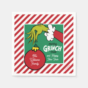 Grinch Personalisierter Weihnachtsschmuck Serviette