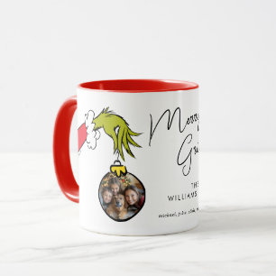 Grinch Personalisierter Weihnachtsschmuck Tasse