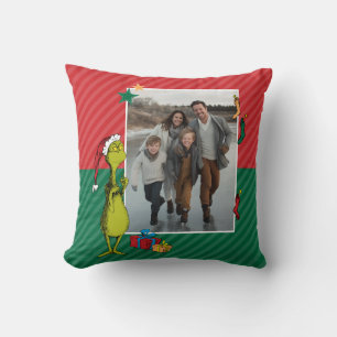 Grinch   Personalisiertes Foto Kissen